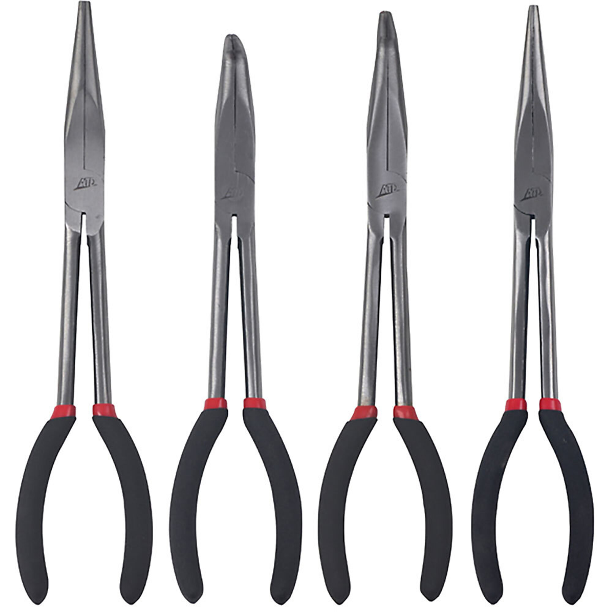 ATD Plier Set Needle Nose 11" Long 4 Pc, Model# 10803